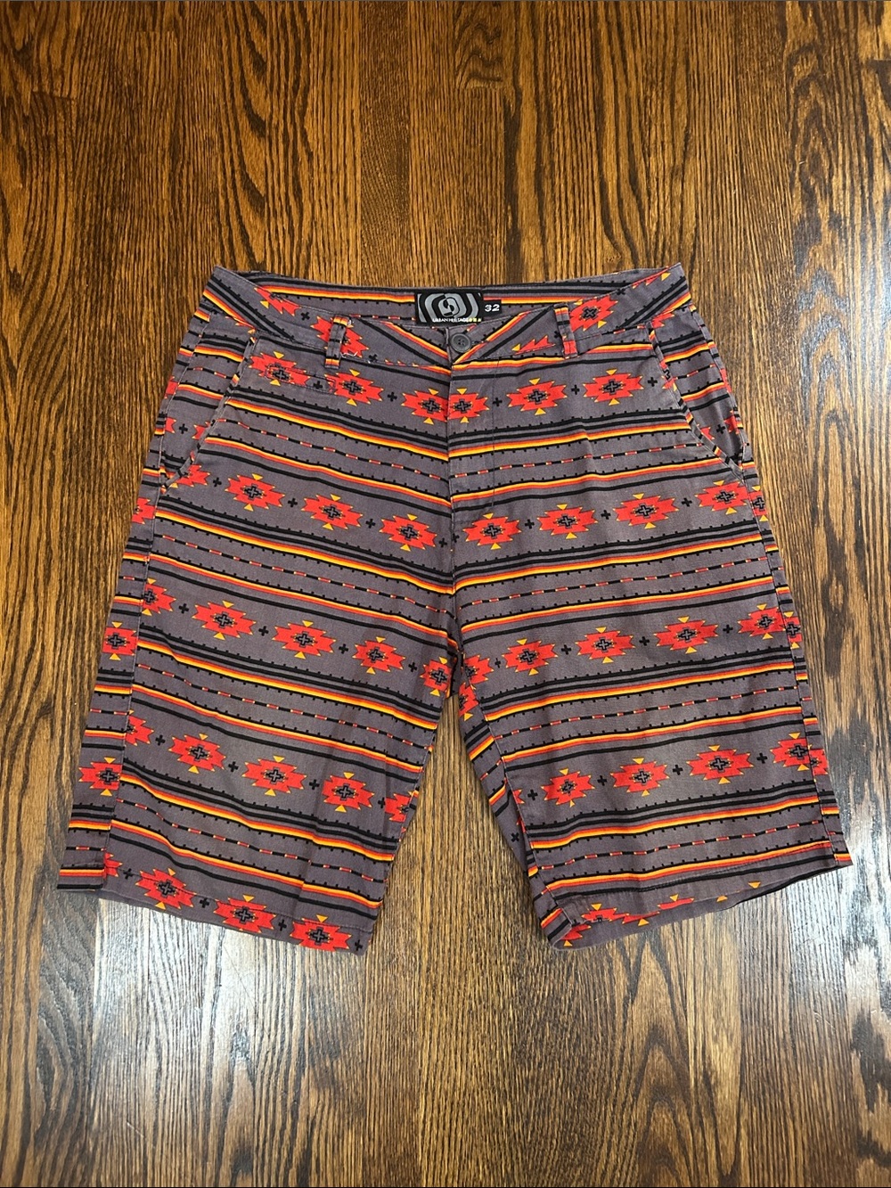 Vintage Y2K Western Patterned Shorts